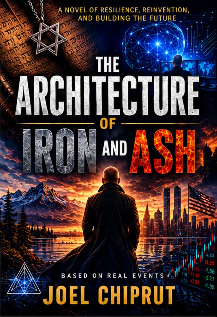 Original front cover of The Architecture of Iron and Ash by Joel Chiprut
