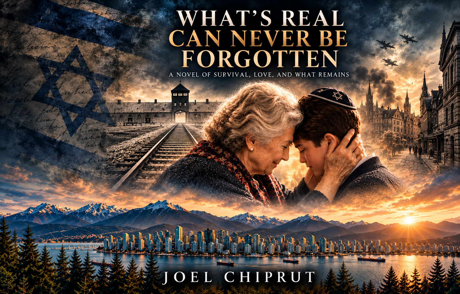 Original cover of What's Real Can Never Be Forgotten by Joel Chiprut